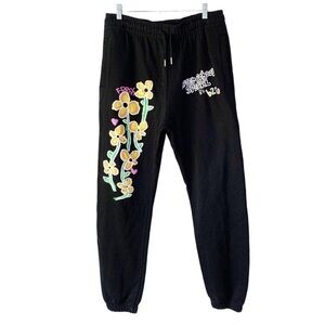 After School Special Unisex Panic Jogger Sweatpants Black Size Large